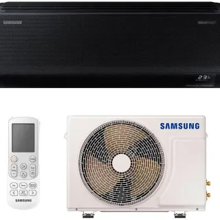 Ar-condicionado Samsung Wind Free Black Edition 12.000 BTUs preto