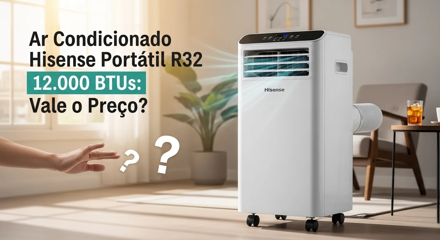 Hisense Portátil R32 12.000 BTUs Vale o Preço?